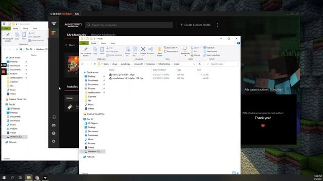 MineFortress | Installation Via CurseForge Launcher [NO SOUND]