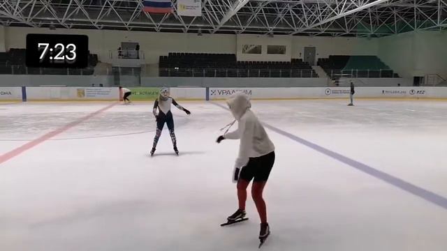 Тренировка в 6:30 утра у конькобежцев смотреть онлайн