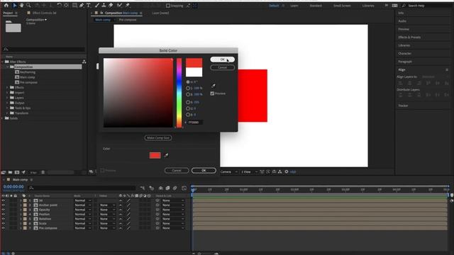 After effects. - Pre compose #4 смотреть онлайн