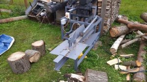 Механический дровокол из червячного редуктора, ч.2,  The mechanical woodcuter pt.2 Eng sub