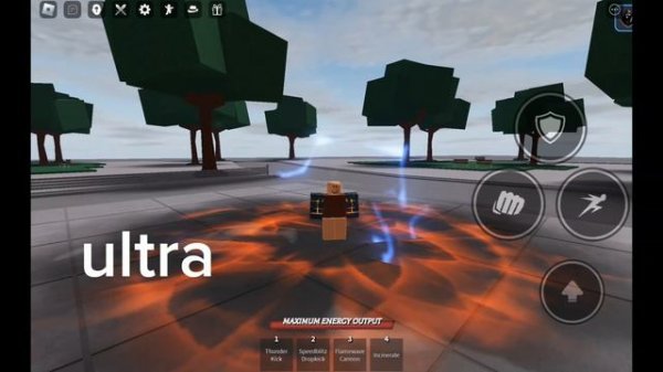 все способности Destructive cyborg в roblox