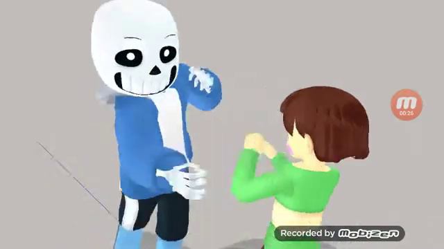 Sans vs chara смотреть онлайн