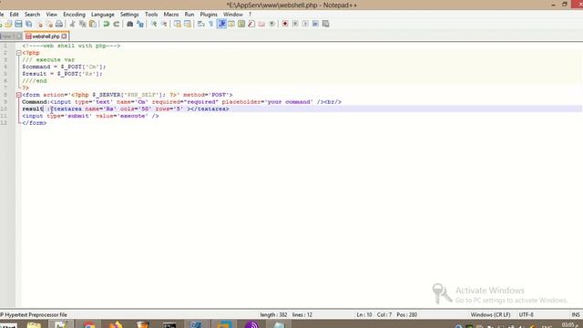 01 Web Shell With Php by Ahmed Wael смотреть онлайн