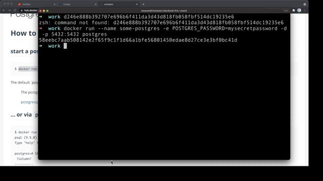 Postgres Psql on Docker - one minute - one line 2021 смотреть онлайн