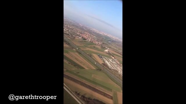 Plane Flight | Zagreb Airport Take Off+Zagreb from Above смотреть онлайн