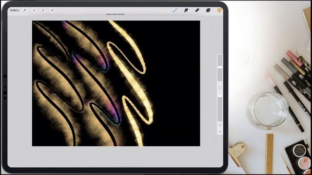 DEMO Glowup Glitter Procreate Brushes смотреть онлайн