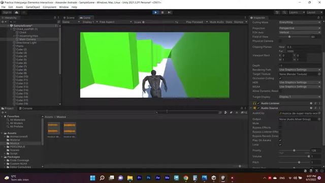 Escenario 3D en UNITY смотреть онлайн