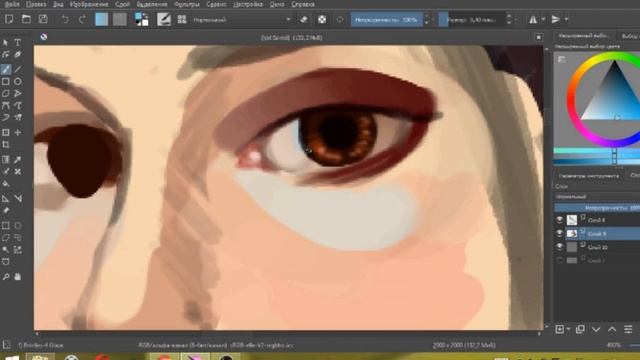 Что лучше: Krita или Sai? (speedpaint) смотреть онлайн