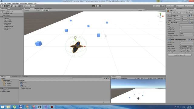 Урок | Гайд | Unity: Управление космическим кораблём смотреть онлайн
