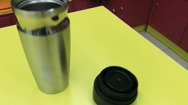 Термокружка с клапаном. EXCLUSIVE-SHOP.KZ смотреть онлайн