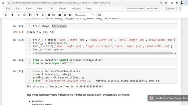 Decision Tree Classifier on Iris Data смотреть онлайн