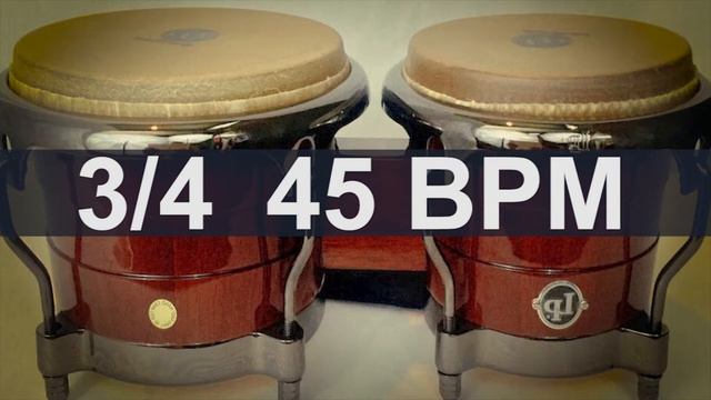 🔴 45 BPM 3/4 Bongós Metronome смотреть онлайн