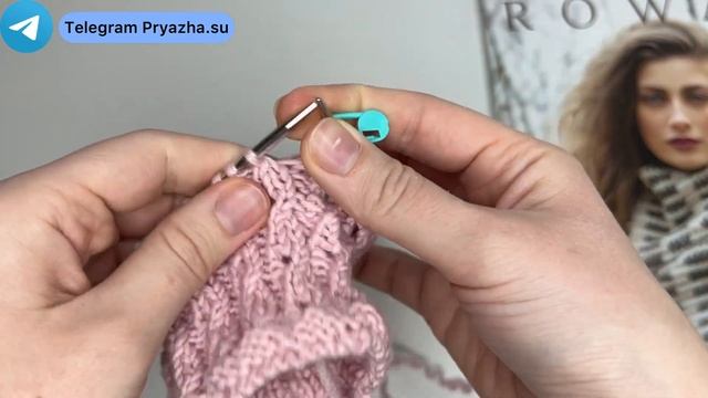 ? ПОКАЗЫВАЕМ УЗОР ПО КРУГУ! ПОТРЯСАЮЩИЙ ЛЕГКИЙ ? Ажурный узор спицами. Узор для кардигана и паутинк смотреть онлайн