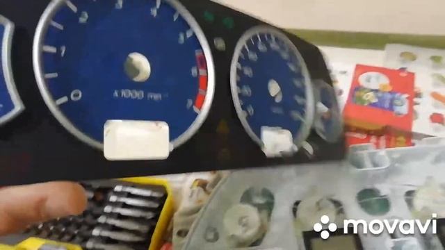 Нива фора щиток приборов от 2114, разбираю, делаю пересвет смотреть онлайн