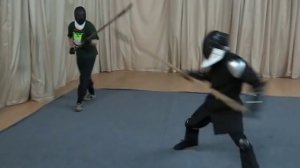 Учебный бой на копьях.avi