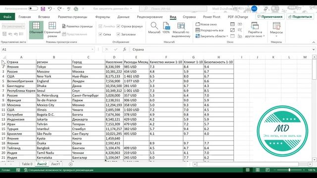 Как закрепить данные смотреть онлайн