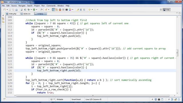 Create a Connect4 Game with jQuery: Checking for Diagonal Wins смотреть онлайн