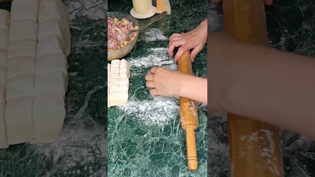 САМСА из готового слоеного теста. САМСА с мясом. Быстро и очень вкусно? смотреть онлайн