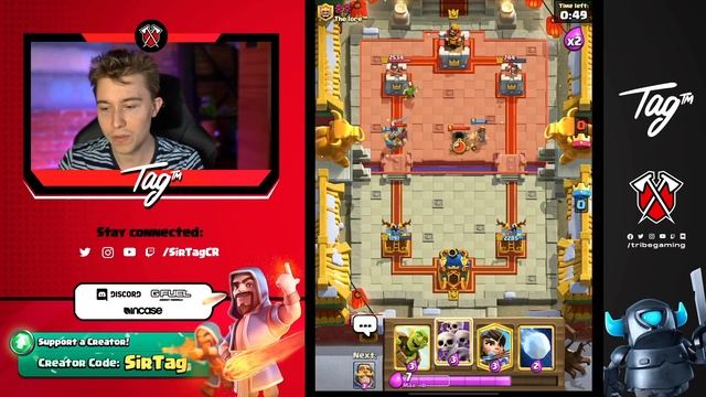 BEST HOG BAIT SURVIVES ANY NERF in CLASH ROYALE! смотреть онлайн