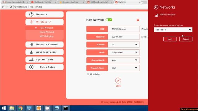 Mercusys MW325R Repeater Mode Configuration In Hindi