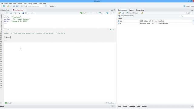 How to Find Out the Names of Sheets of an Excel File in R. [HD] смотреть онлайн