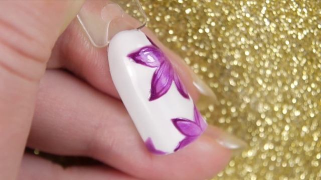 Роспись ногтей гель-красками. Как нарисовать цветы на ногтях? смотреть онлайн