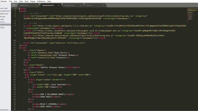 Membuat Halaman Website Profile dengan menghubungkan Bahasa Pemprograman HTML, CSS, dan Bootstrap смотреть онлайн