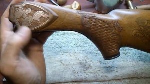 169. Оформление приклада охотничьего ружья (неудачно).?