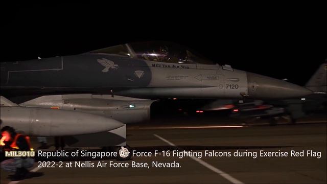 Red Flag 2022-2. F-15SA fighters of the Royal Saudi Air Force and F-16 Air Force of Singapore. смотреть онлайн