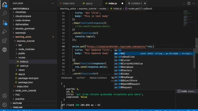 Axios Tutorial | Axios Tutorial For Beginners Full Course | Axios Get Post Put Delete Tutorial смотреть онлайн