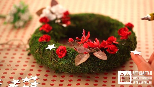 Мастер-класс "Новогодний венок" смотреть онлайн