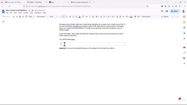 Export custom HTML from Google Docs to Webflow смотреть онлайн