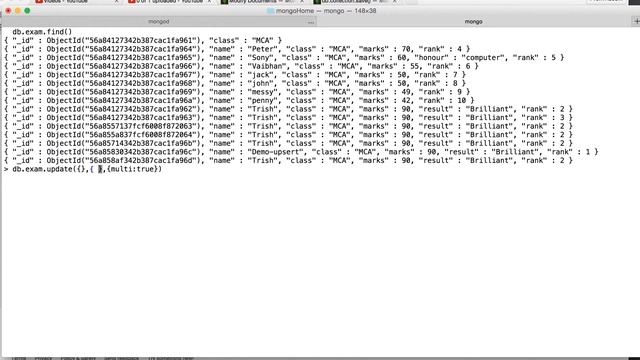 MongoDb Tutorial 26 : how to rename exiting field using update in MongoDB смотреть онлайн