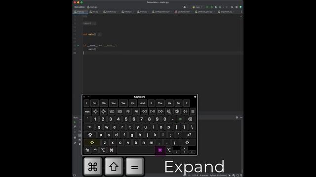 Expanding and collapsing code blocks in PyCharm смотреть онлайн