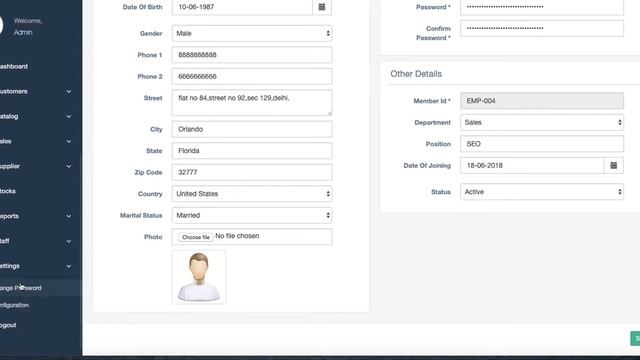 Staff Management Script - PHP Inventory Management Script - www.phpinventoryscript.com смотреть онлайн