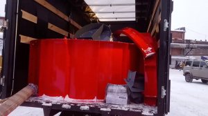 Формы для колодезных колец. Отгрузка форм для изготовления ЖБИ колец с завода из города Красноярск.