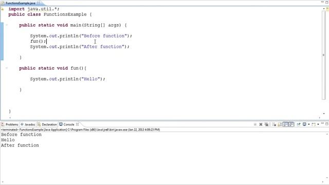 Writing and Calling Classes in JAVA Tutorial смотреть онлайн