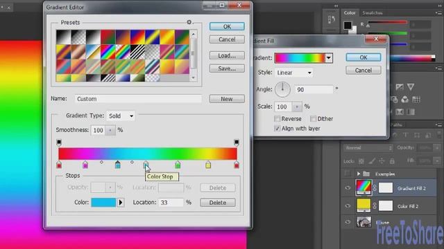 Working with Color, Gradient, Pattern Fill Layers : Tutorial Adobe Photoshop CS6 смотреть онлайн
