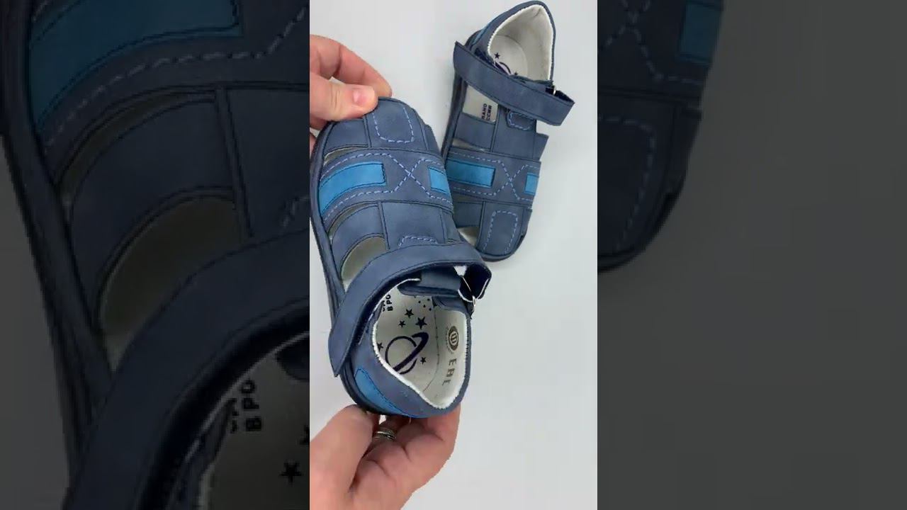 Сандалии BUMI для мальчика 3305-12 (синий, голубой) смотреть онлайн