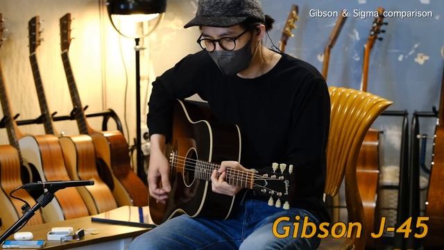 Gibson J-45 & Sigma JM-SG45 & Sigma SJM-SG45 смотреть онлайн