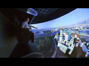 МОСКВА ПАРК ЗАРЯДЬЕ АТТРАКЦИОН ПОЛЁТ НАД РОССИЕЙ