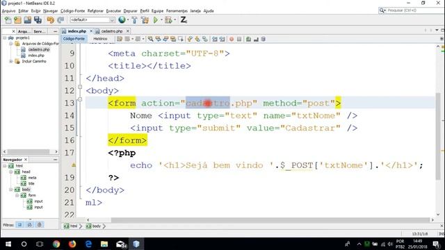 Curso Php e MySql - Aula 4.1: Formulário e method post смотреть онлайн