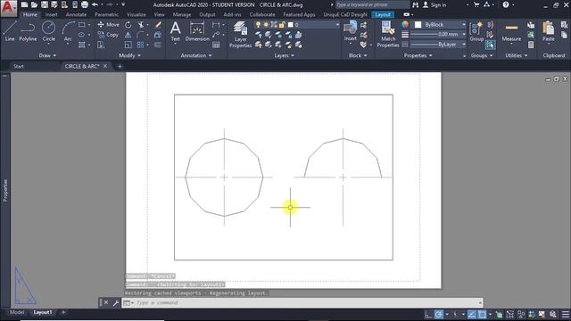 How to Increase Smoothness of Circle and Arc in AutoCAD ||AutoCAD LT || смотреть онлайн
