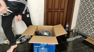 Просто распаковка !!! Профессиональный пылесос BOSCH GAS 15 PS, 1100 Вт