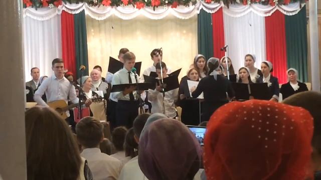 Молодёжь " Прийди, прийди, Эммануил" Мариуполь 7.01.2017 смотреть онлайн