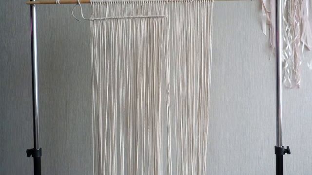 Будни макраме-мейкера. Начинаю плести макраме-коврик. Стоп-моушен версия