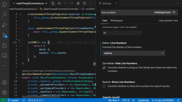 VS Code tips: The Editor Line Numbers setting смотреть онлайн
