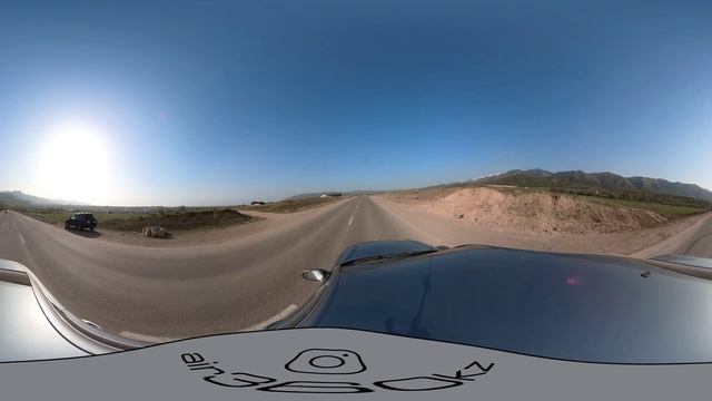Новая дорога на курорт отель Акбулак рядом с Талгаром ? 360° видео с пространственным звуком смотреть онлайн