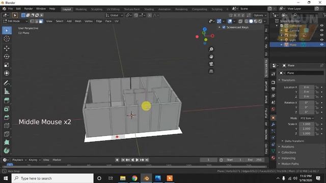 Create a Low Poly House Using Plan Drawing | Blender Tamil Tutorial | Arun Sv смотреть онлайн