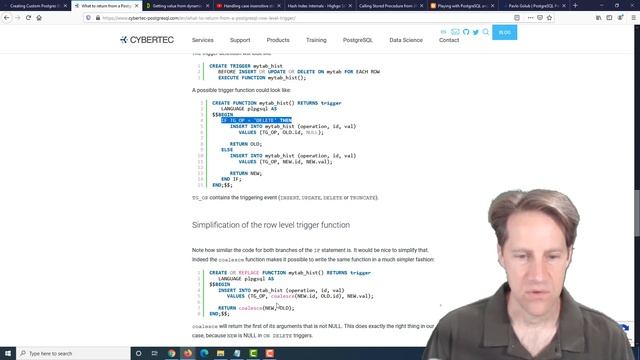 Scaling Postgres Episode 162 Custom Data Types | Row Level Trigger | Dynamic plpgsql Column | citex смотреть онлайн